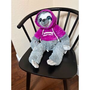 Toy Factory Sloth Plush 23–24” Pink “Feeling Sloth‑sational”  Soft Stuffed Anima